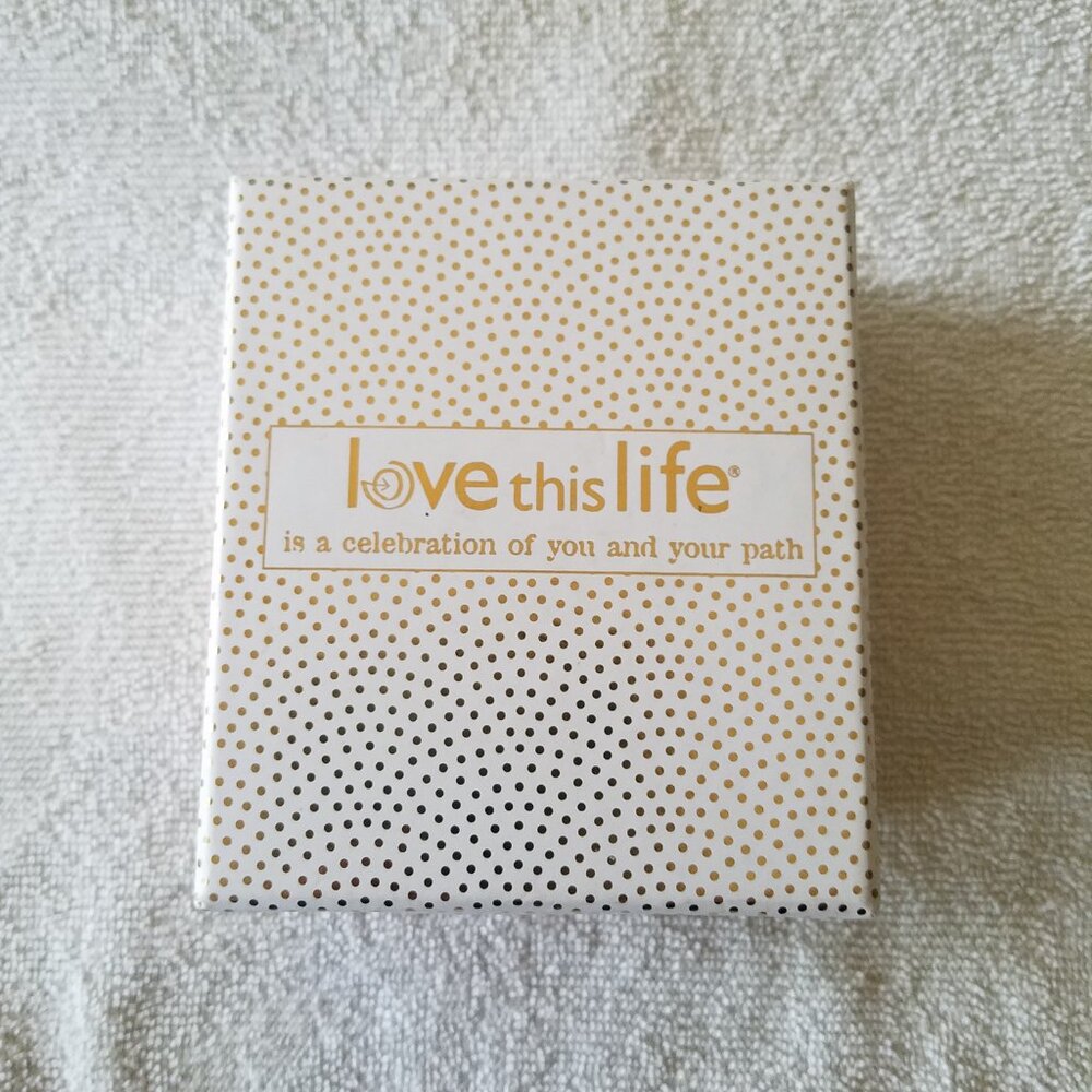 LOVE THIS LIFE "FRIENDS " CHARM BANGLE-SILVER-TONE, NEW IN BOX